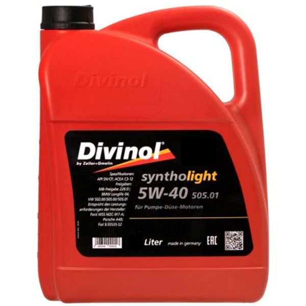 Divinol-Syntholight-505.01-SAE-5W-40-5L